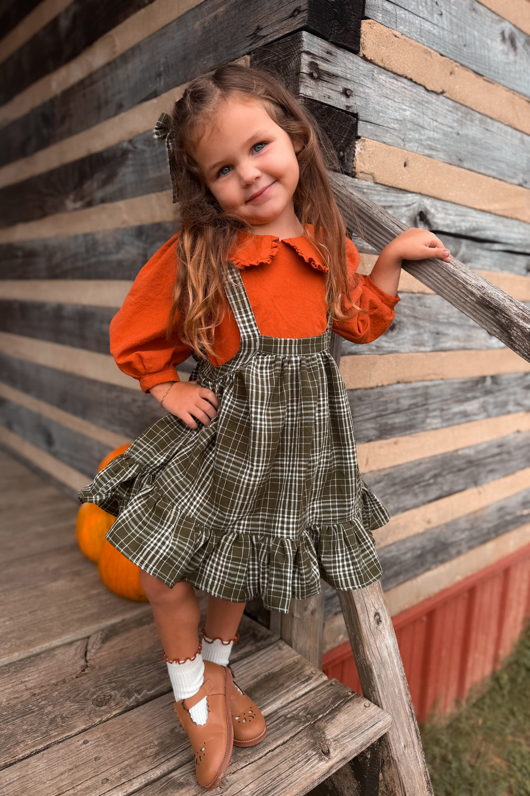 Greta Pinafore Dress