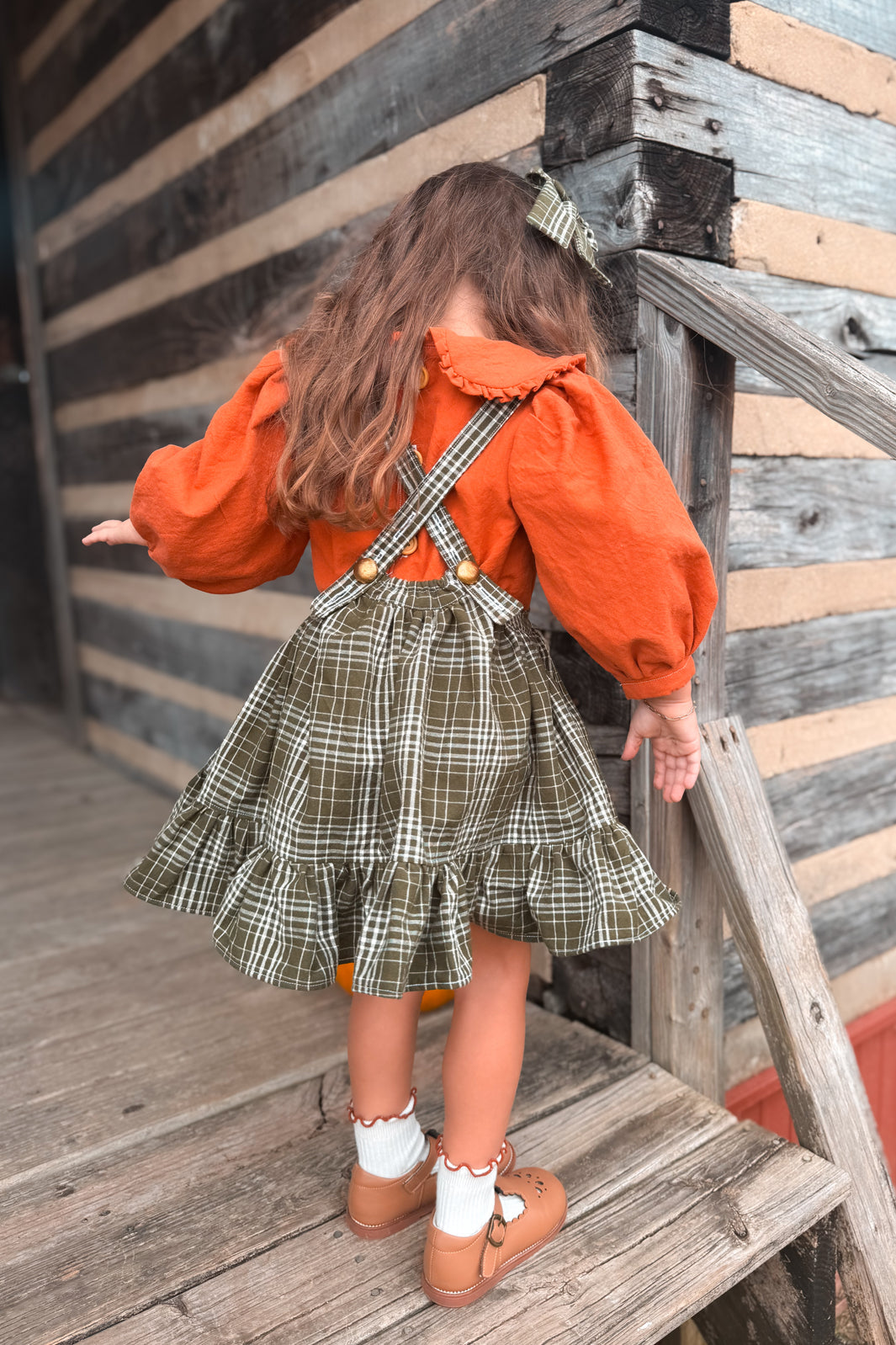 Greta Pinafore Dress
