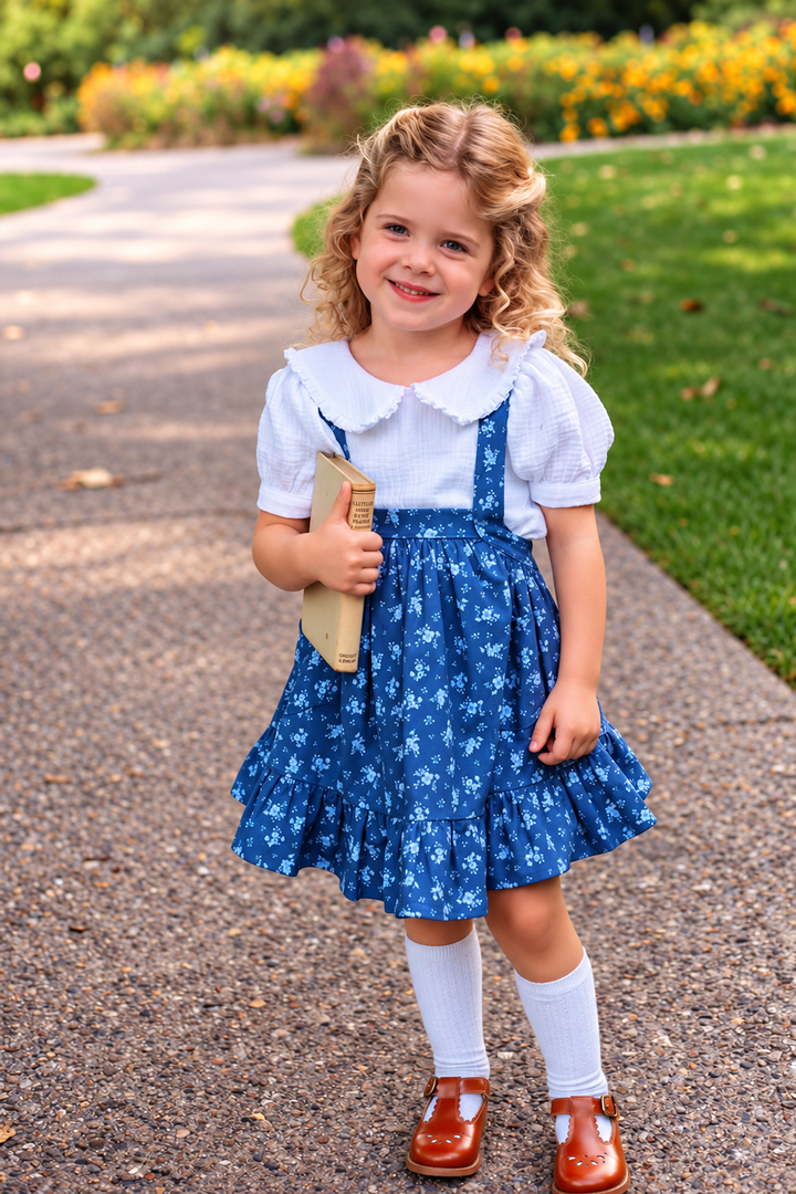 Greta Pinafore Dress