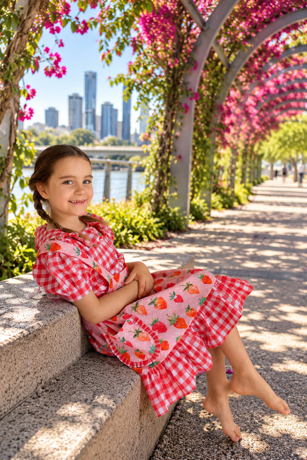Greta Pinafore Dress