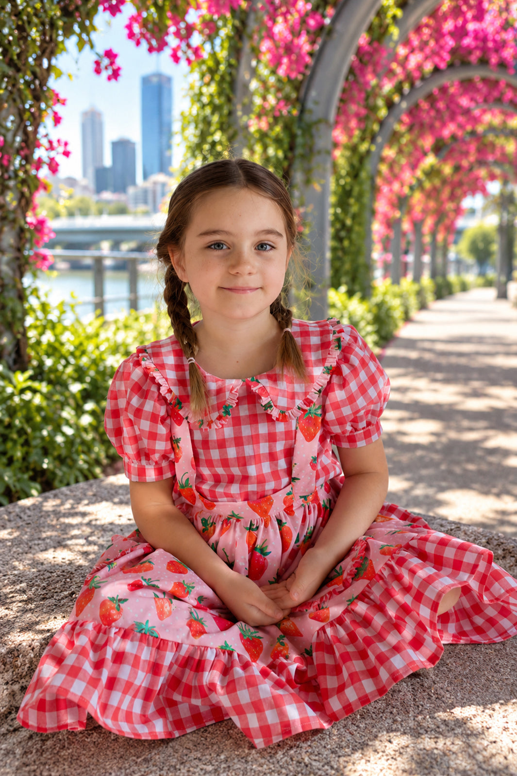 Greta Pinafore Dress