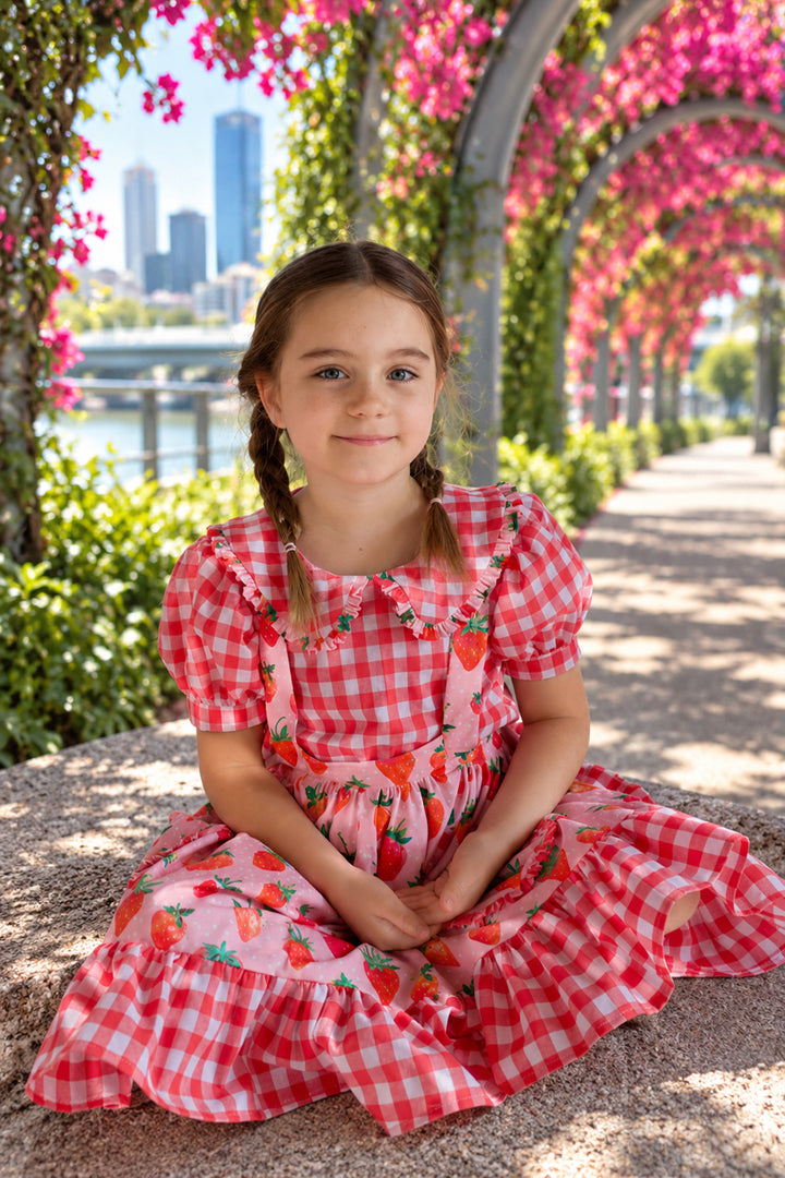 Greta Pinafore Dress