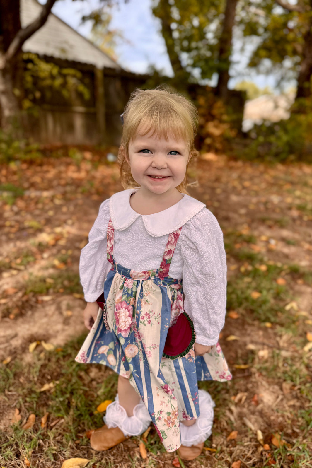 Greta Pinafore Dress