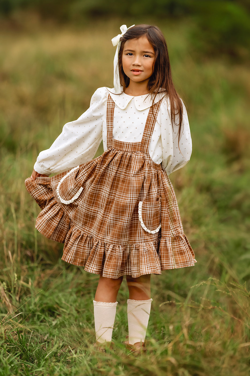 Greta Pinafore Dress