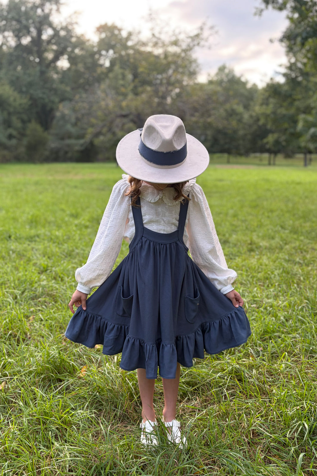 Greta Pinafore Dress