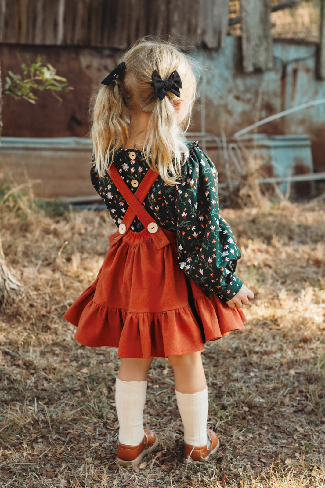 Greta Pinafore Dress