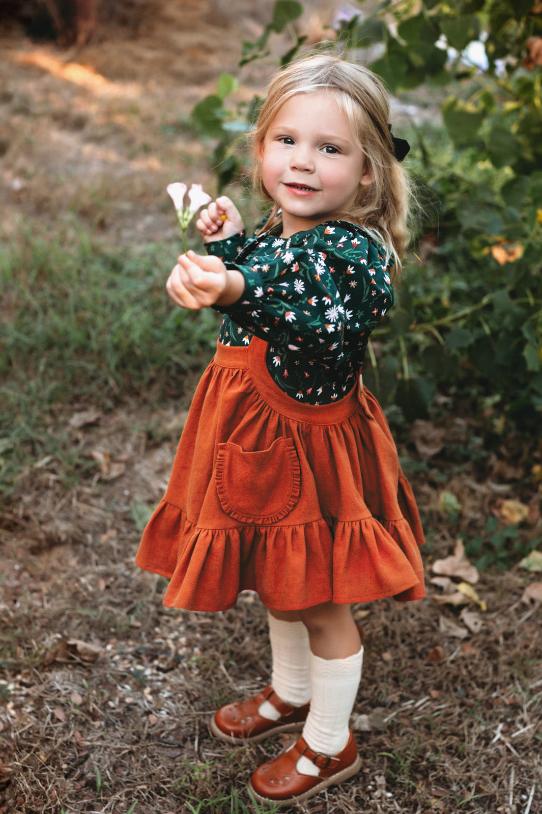 Greta Pinafore Dress