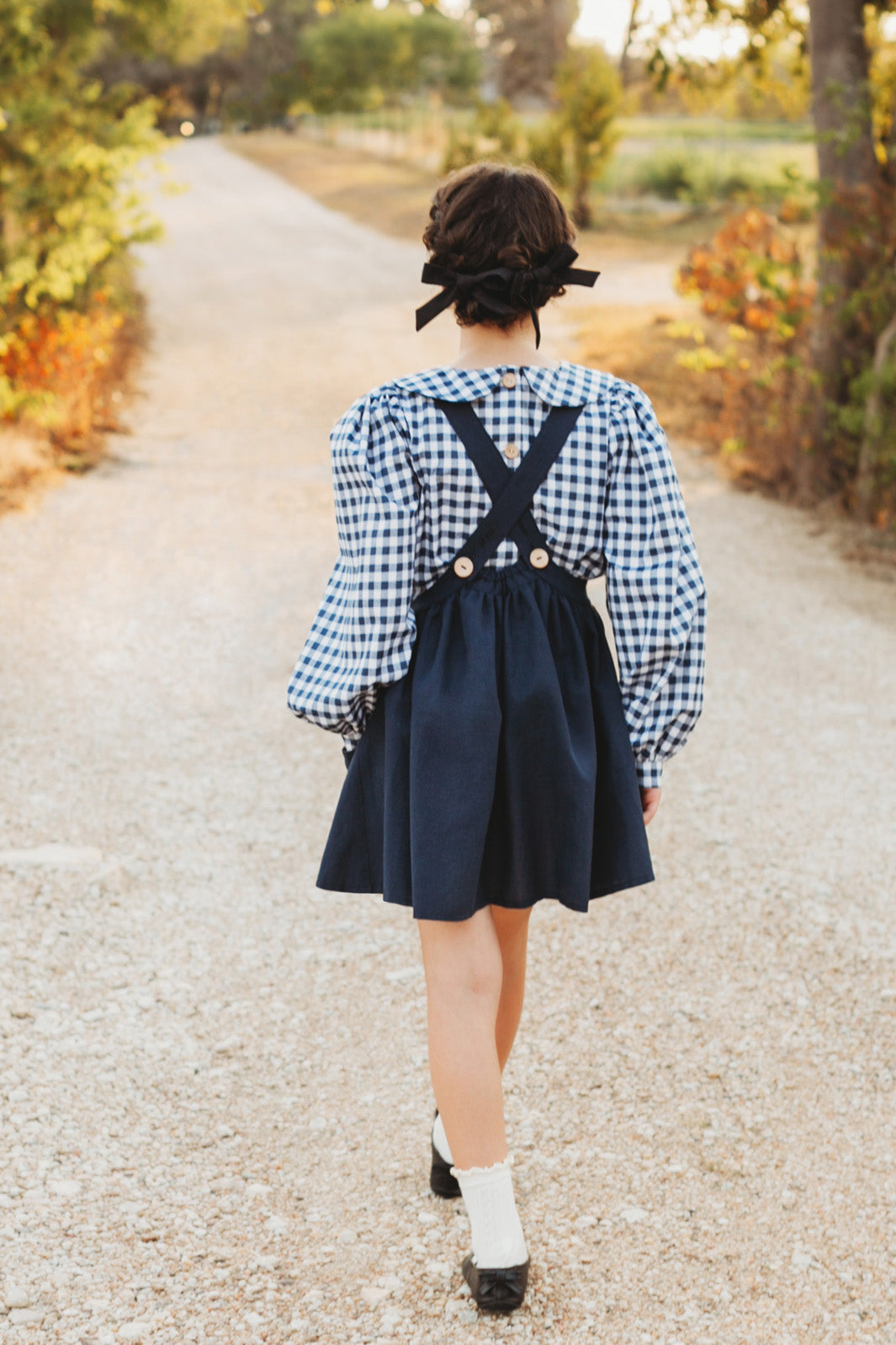 Greta Pinafore Dress