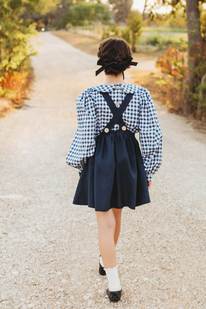 Greta Pinafore Dress