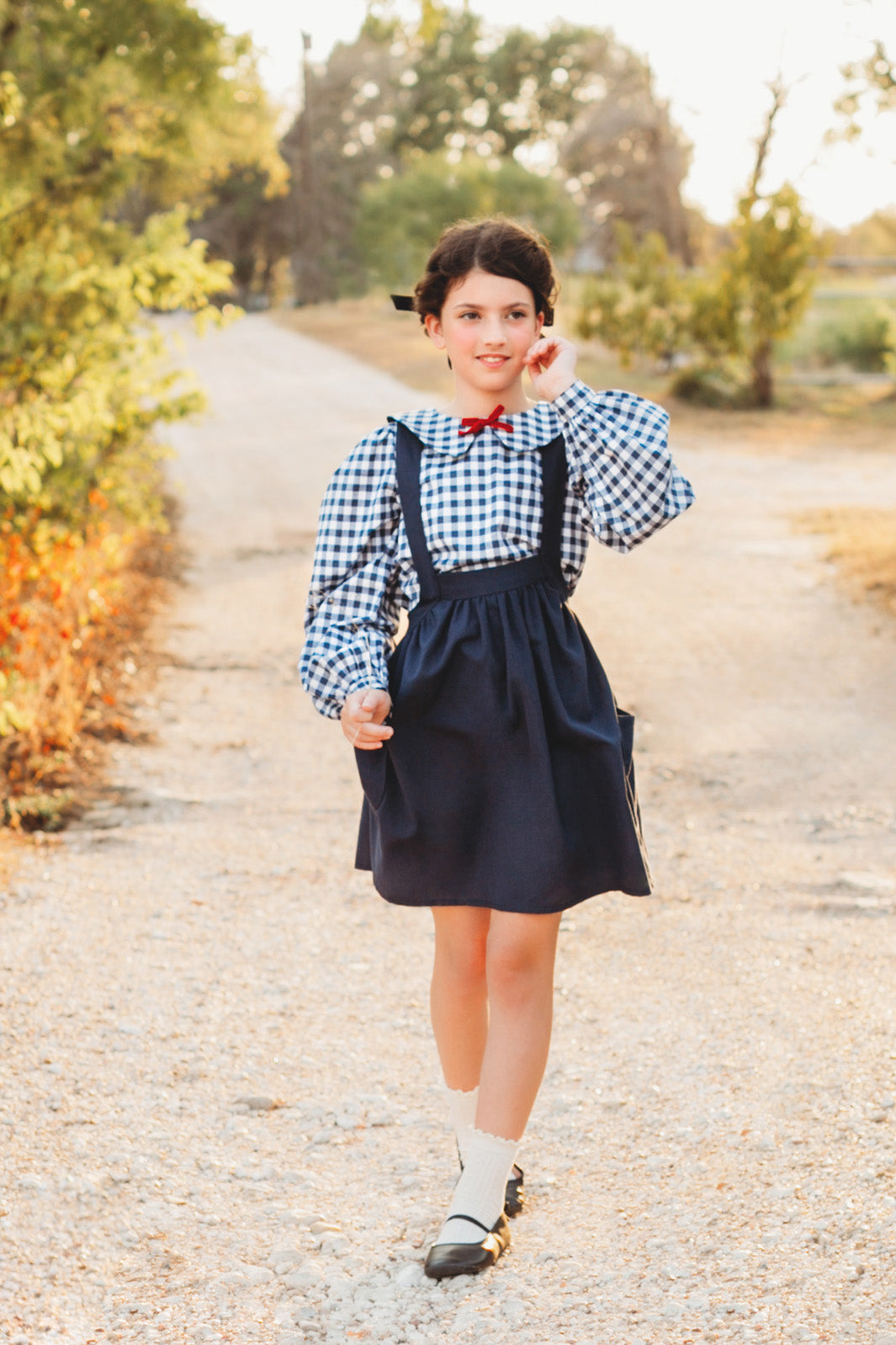 Greta Pinafore Dress