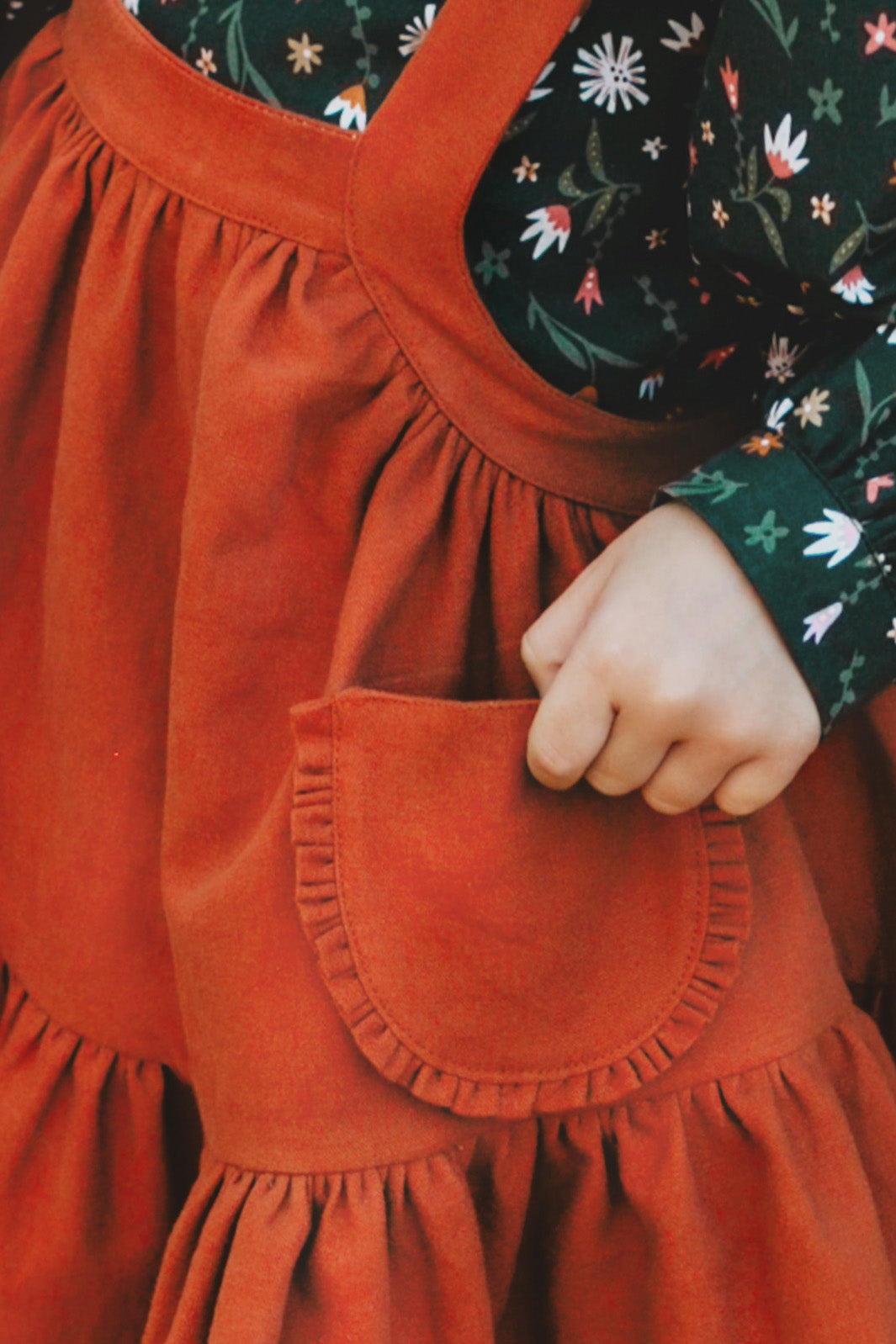 Greta Pinafore Dress