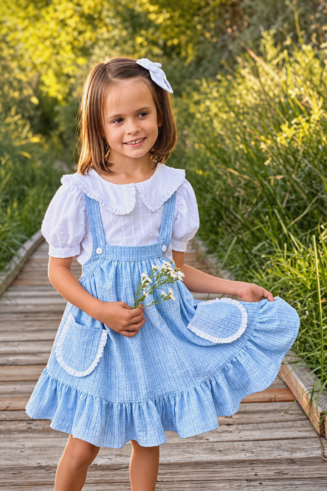 Greta Pinafore Dress