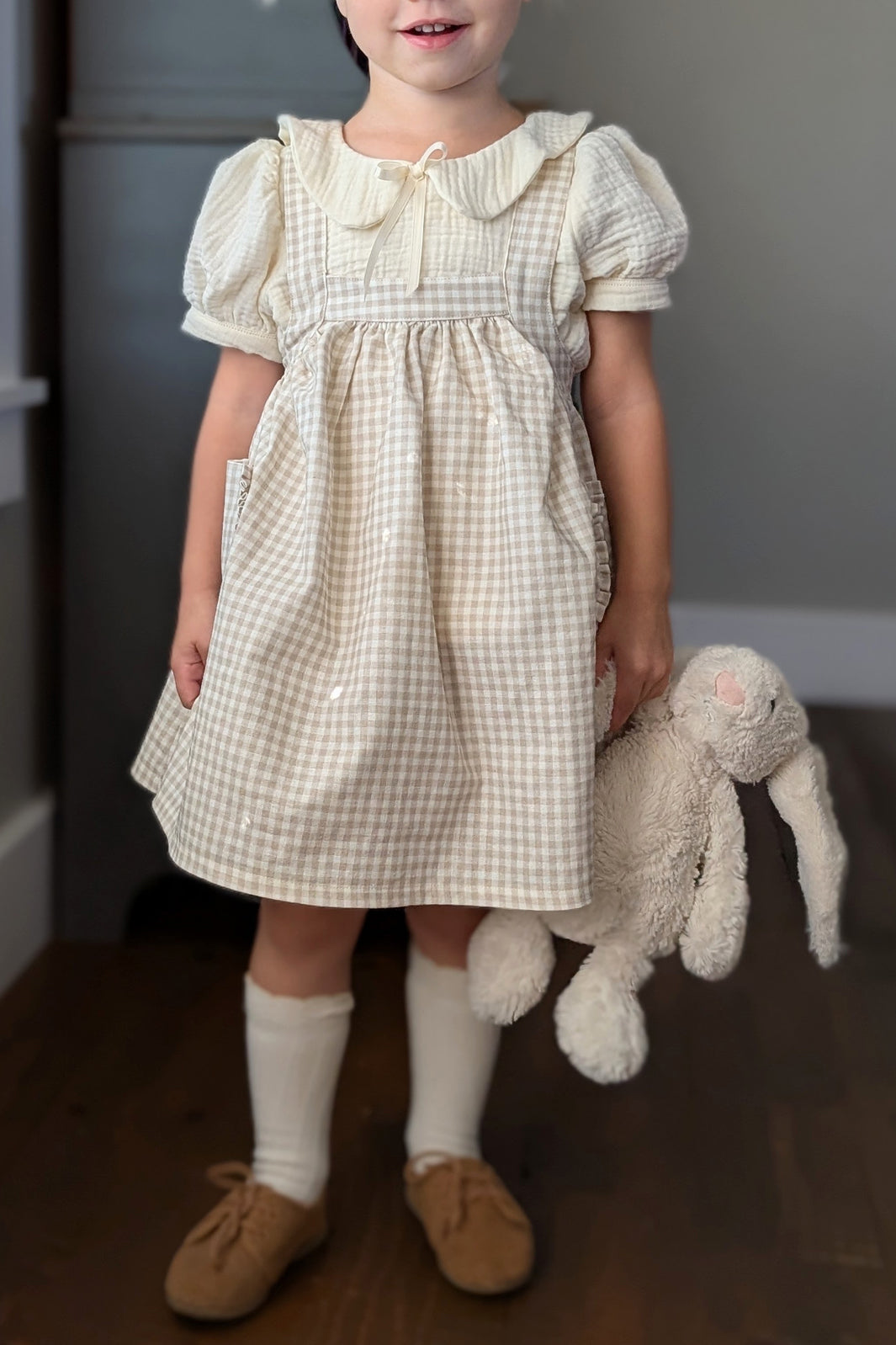 Greta Pinafore Dress