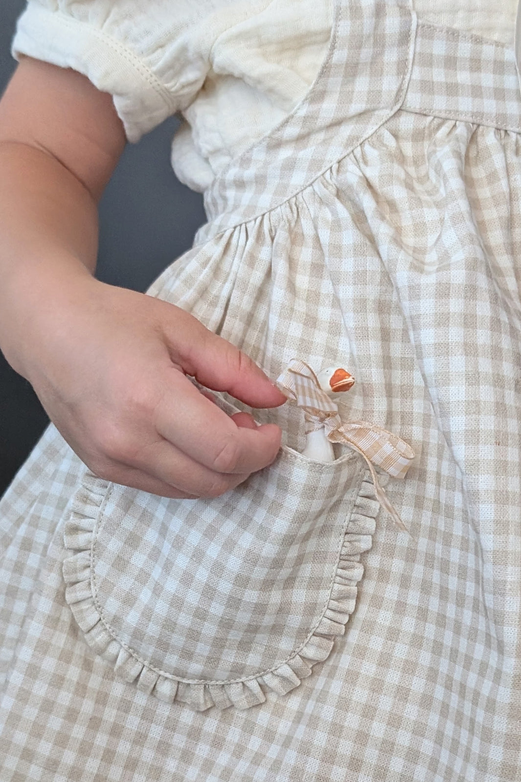 Greta Pinafore Dress
