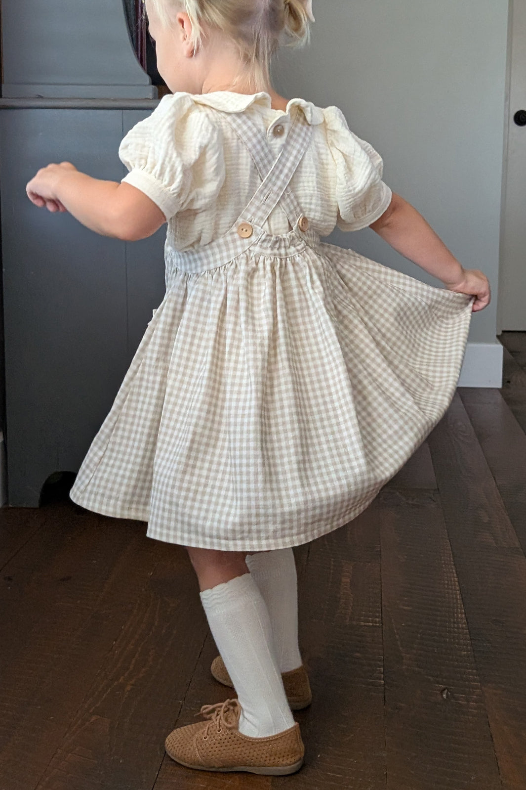Greta Pinafore Dress