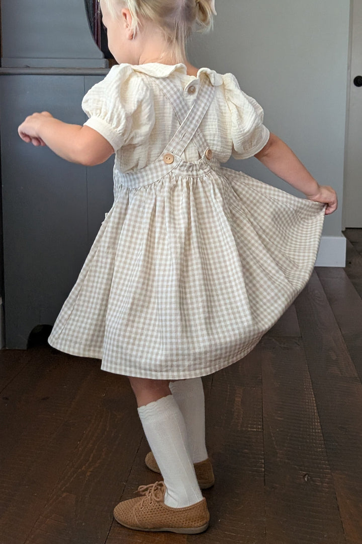 Greta Pinafore Dress
