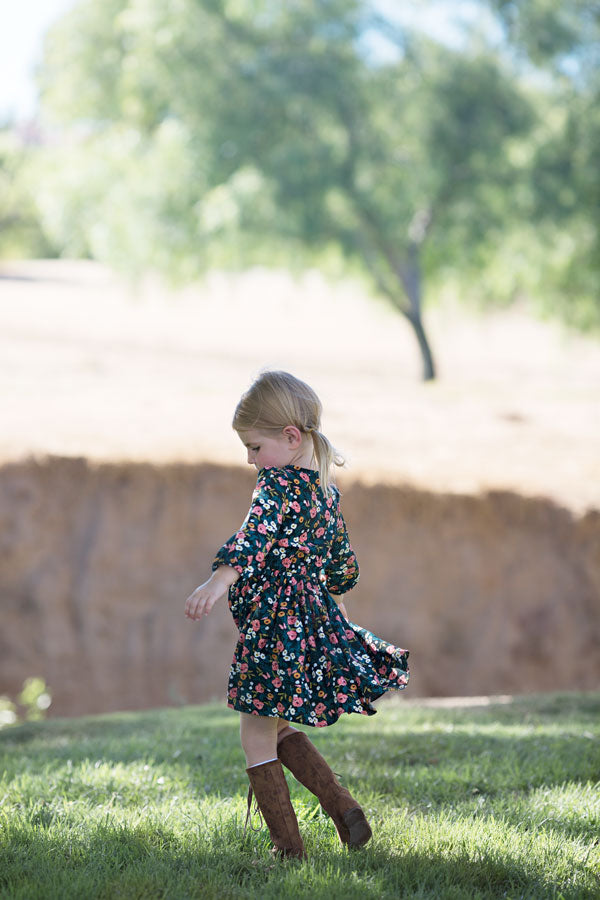 ワンピース Zoey velour set dress Zoey Girls Dress – Violette Field Threads