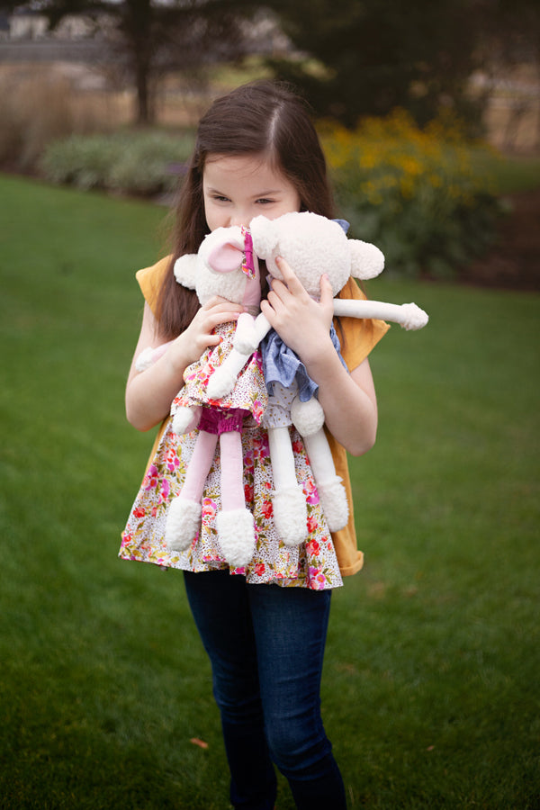 Lovey Lamb 18" Stuffie Animal Pattern