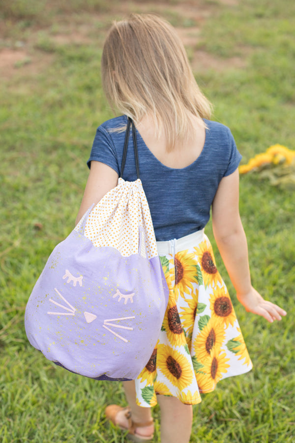 Dahlia Drawstring Bag