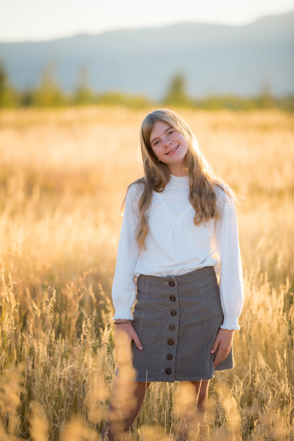 Sage Tween Skirt