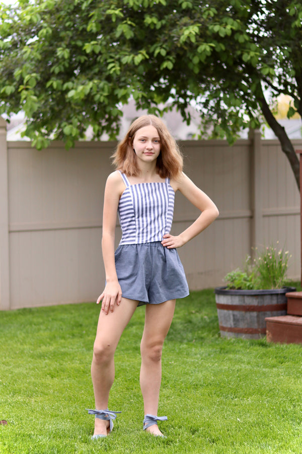 Capri Tween Top & Shorts