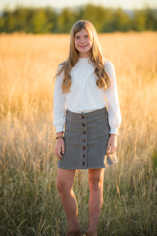 Sage Tween Skirt