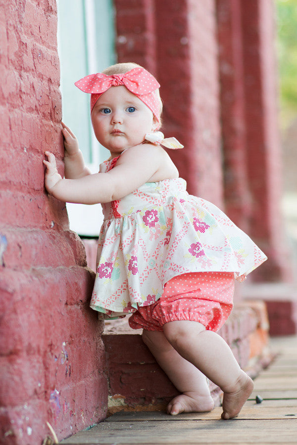 CARAMEL GINGER BABY DRESS