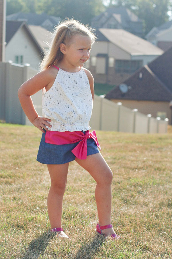 Celeste Top & Shorts