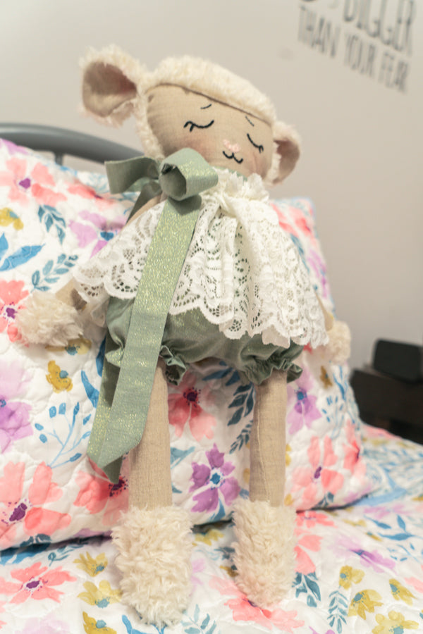 Lovey Lamb 18" Stuffie Animal Pattern