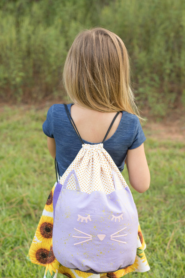 Dahlia Drawstring Bag