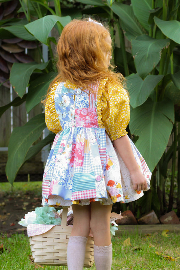 Paisley Girls Pinafore – Violette Field Threads