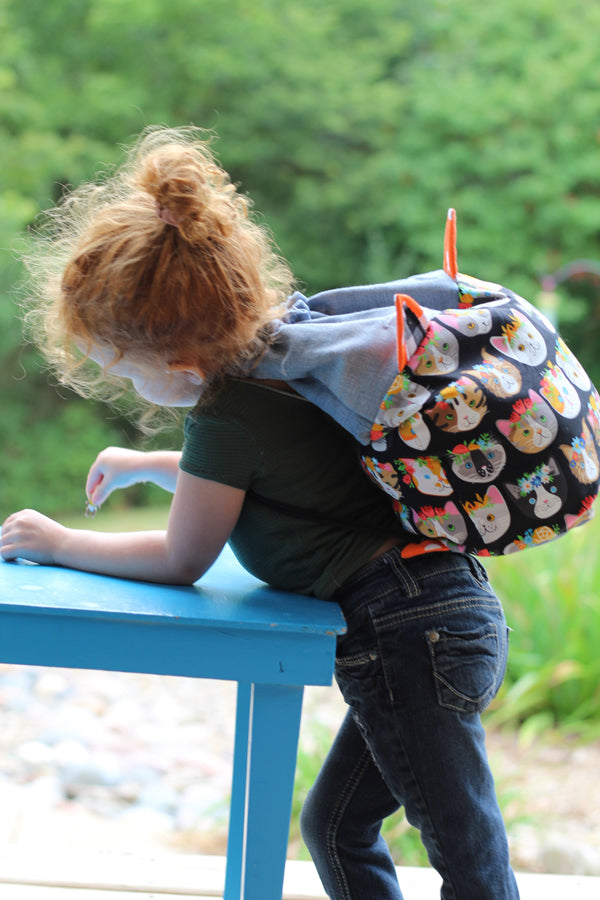 Dahlia Drawstring Bag