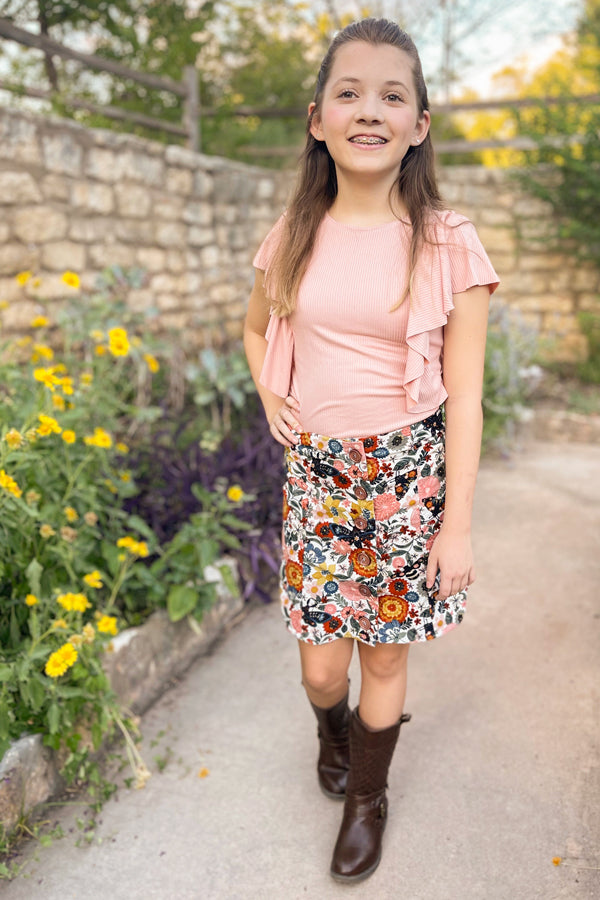 Tween Skort Pattern Sage Tween Skirt – Violette Field Threads
