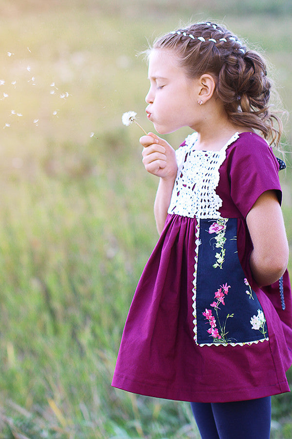 Luna Girls Top & Dress – Violette Field Threads