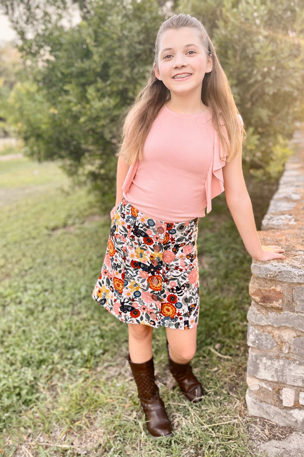 Sage Tween Skirt