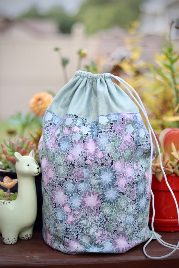 Dahlia Drawstring Bag