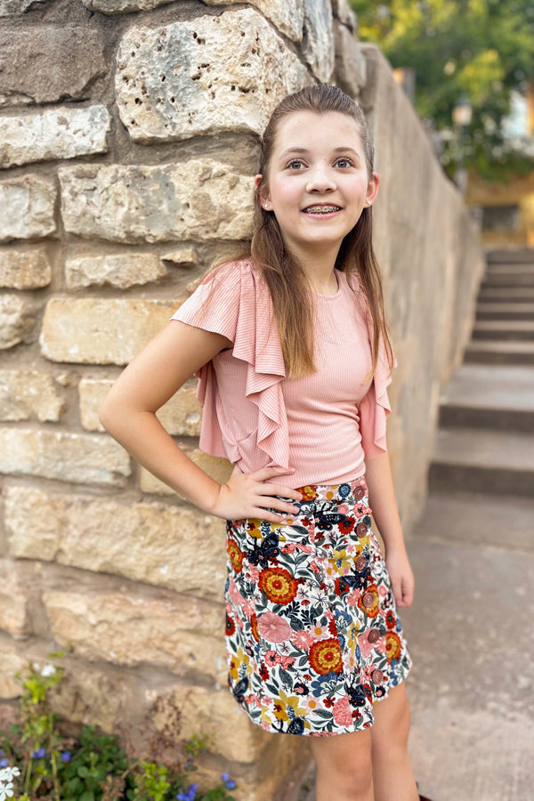 Tween Skort Pattern Sage Tween Skirt – Violette Field Threads