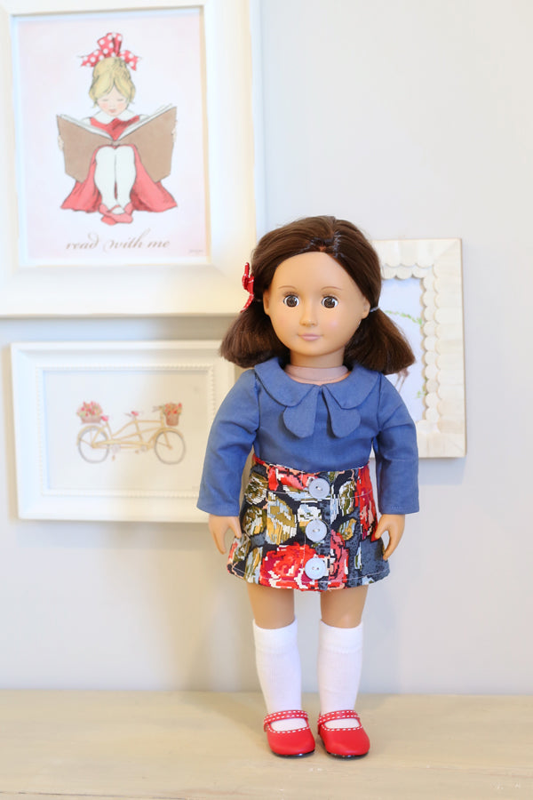 Sage Doll Skirt