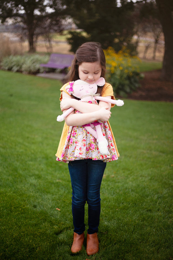 Lovey Lamb 18" Stuffie Animal Pattern