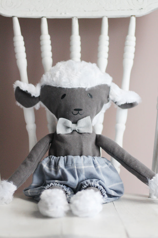 Lovey Lamb 18" Stuffie Animal Pattern