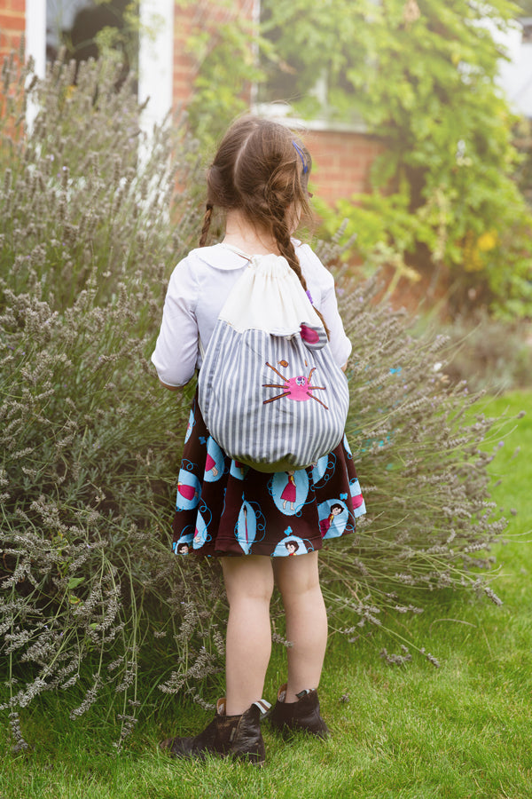 Dahlia Drawstring Bag