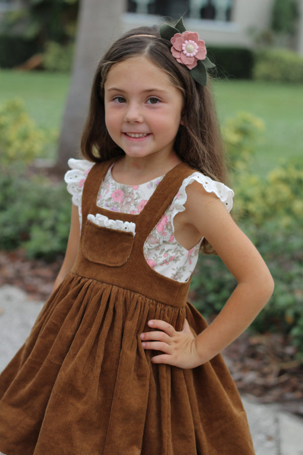 Vivi Girls Pinafore – Violette Field Threads