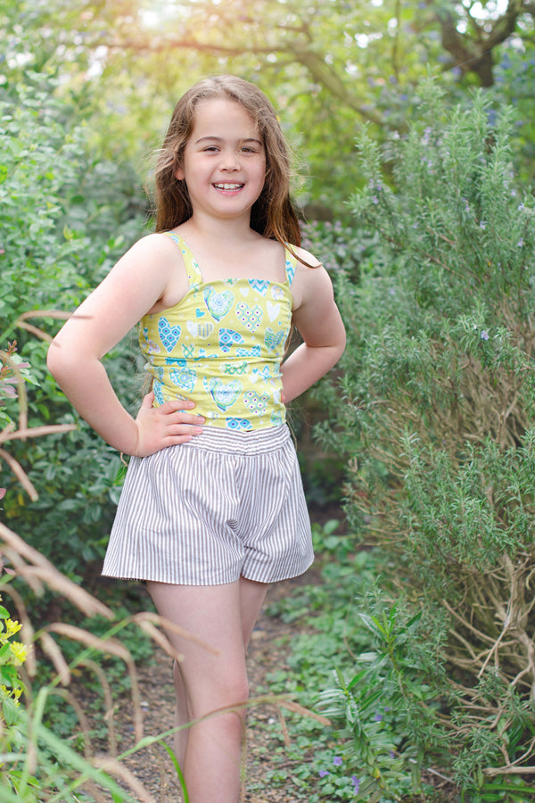 Capri Tween Top & Shorts