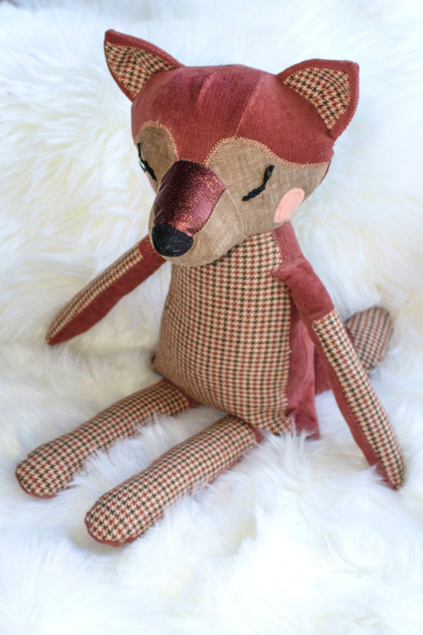 Wilhelmina Wolf 18" Stuffie Animal Pattern