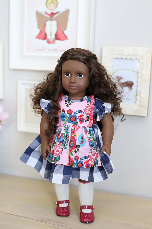 Paisley Doll Pinafore