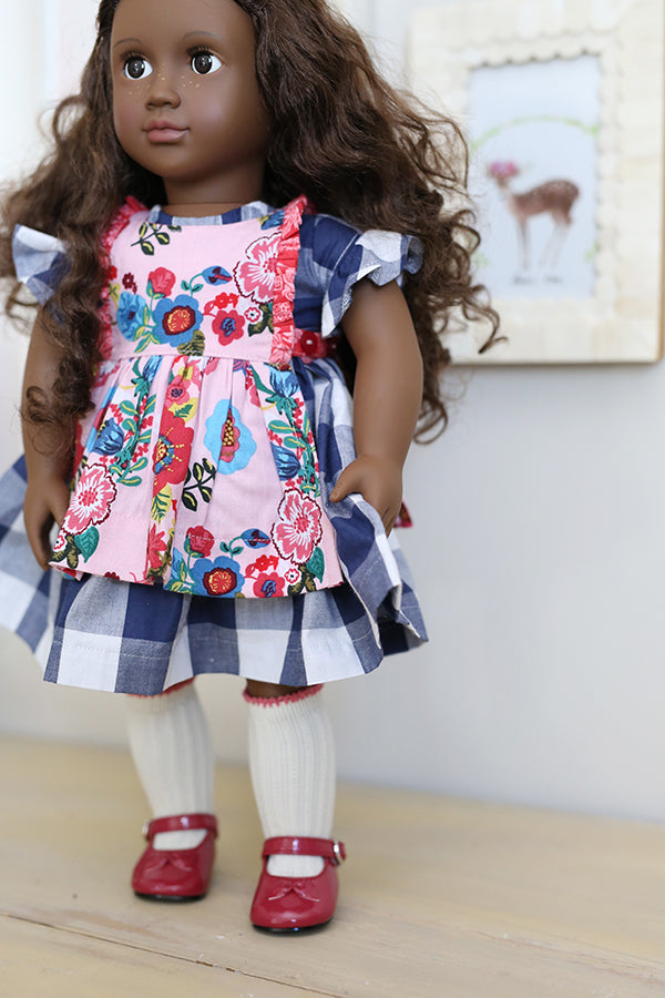 Paisley Doll Pinafore