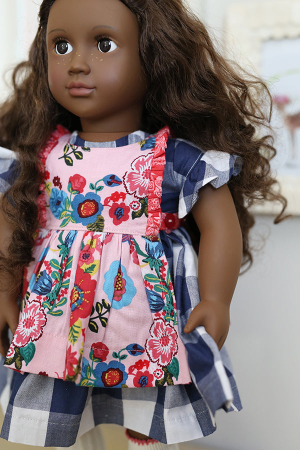 Paisley Doll Pinafore