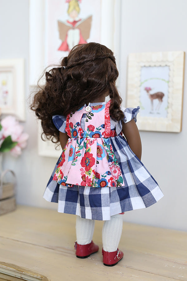 Paisley Doll Pinafore