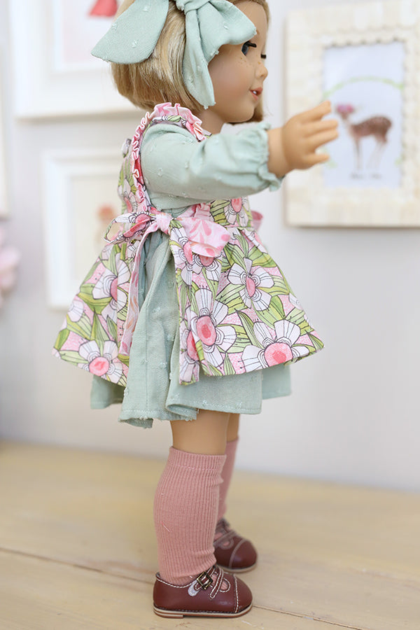 Paisley Doll Pinafore