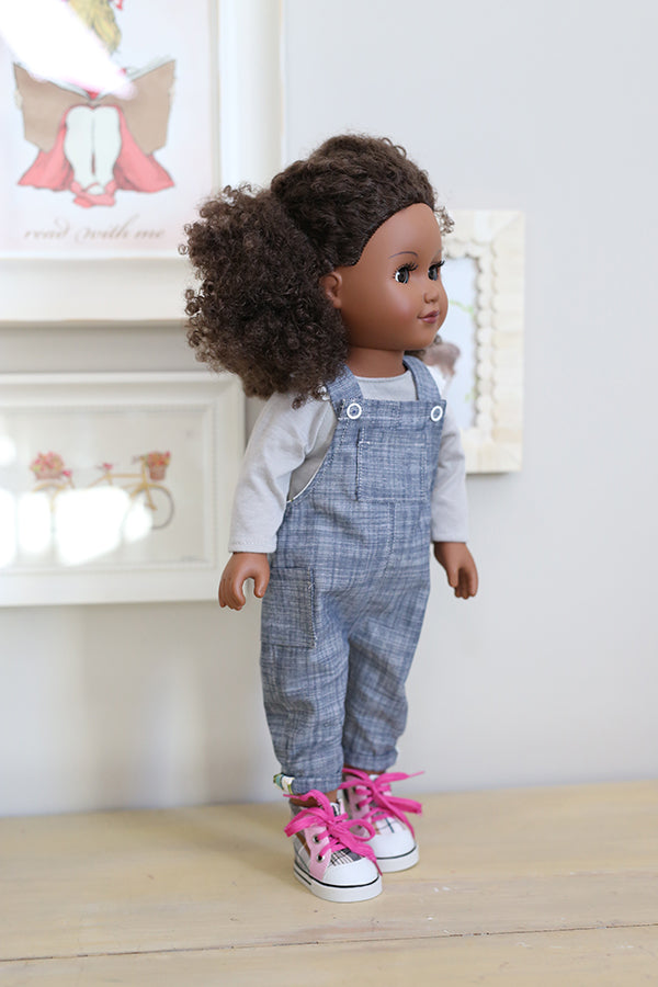 Bailey Doll Overalls – Violette Field Threads